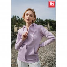 THC AMSTERDAM WOMEN. Sweatshirt para senhora em algod&atilde;o e poli&eacute;ster