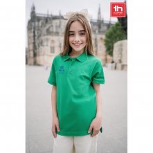 THC ADAM KIDS. Kurz&auml;rmeliges Baumwoll-Poloshirt f&uuml;r Kinder (unisex)