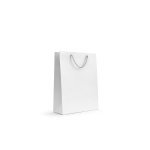 SMALL VERTICAL BAG. 100% recycled paper bag