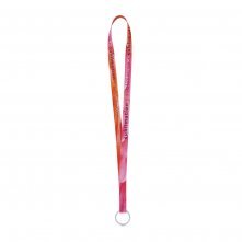 Lanyard SUBLIMATION Long Slim II (15 mm) aus Polyester, beidseitig sublimiert und vollst&auml;ndig individualisierbar