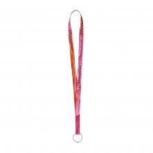 Lanyard SUBLIMATION Long Slim I (15 mm) aus Polyester, einseitig sublimiert und vollst&auml;ndig individualisierbar