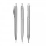DOOLI. Stainless steel ballpoint pen (53% recycled), with shiny body