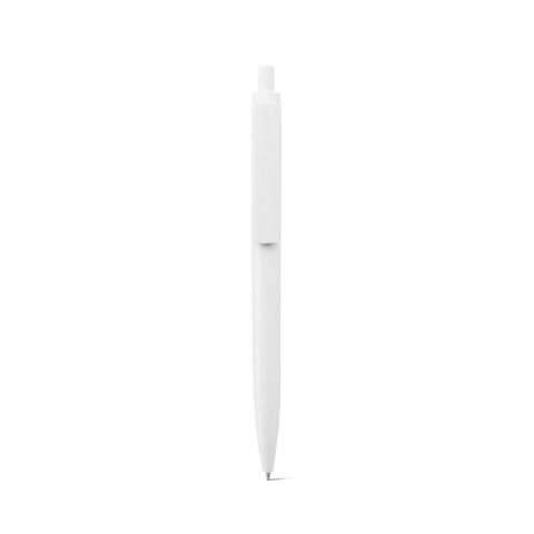 NOLWEN. ABS ballpoint pen with solid glossy finish - White
