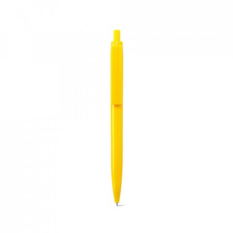 NOLWEN. ABS ballpoint pen with solid glossy finish - Yellow