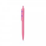 NOLWEN. ABS ballpoint pen with solid glossy finish - Light pink