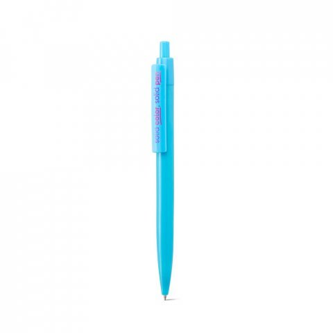NOLWEN. ABS ballpoint pen with solid glossy finish - Light blue