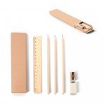 GEOFFREY. Versatile writing set consisting of pencil, sharpener, eraser and ruler