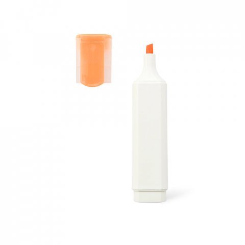 FLETCHER. PP highlighter with glossy finish - Orange