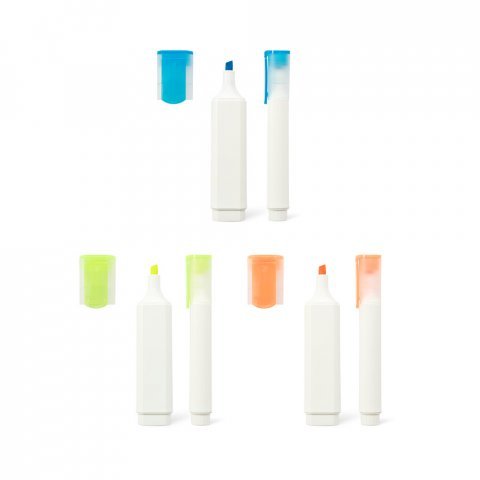 FLETCHER. PP highlighter with glossy finish