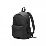 ROSARIO. Classic backpack with a timeless design in 600D recycled polyester - Black