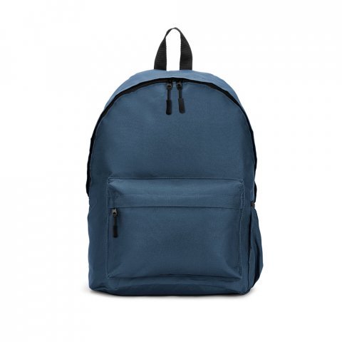 ROSARIO. Classic backpack with a timeless design in 600D recycled polyester - Blue