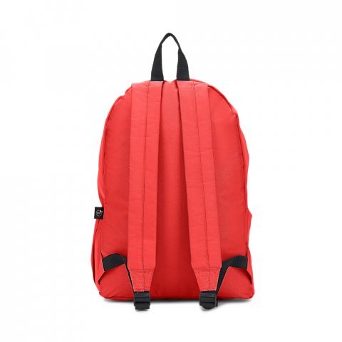 ROSARIO. Classic backpack with a timeless design in 600D recycled polyester - Red