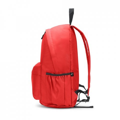ROSARIO. Classic backpack with a timeless design in 600D recycled polyester - Red
