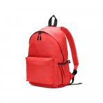 ROSARIO. Classic backpack with a timeless design in 600D recycled polyester - Red