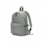 ROSARIO. Classic backpack with a timeless design in 600D recycled polyester - Light grey