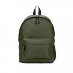 ROSARIO. Classic backpack with a timeless design in 600D recycled polyester - Dark green