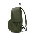 ROSARIO. Classic backpack with a timeless design in 600D recycled polyester - Dark green