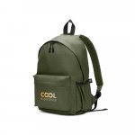 ROSARIO. Classic backpack with a timeless design in 600D recycled polyester - Dark green