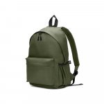 ROSARIO. Classic backpack with a timeless design in 600D recycled polyester - Dark green