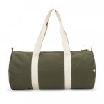 SAINT SPORT. Sports bag in recycled cotton and recycled polyester (380 g/m&sup2;) - Dark green