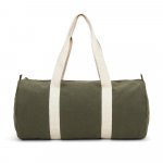 SAINT SPORT. Sports bag in recycled cotton and recycled polyester (380 g/m&sup2;) - Dark green