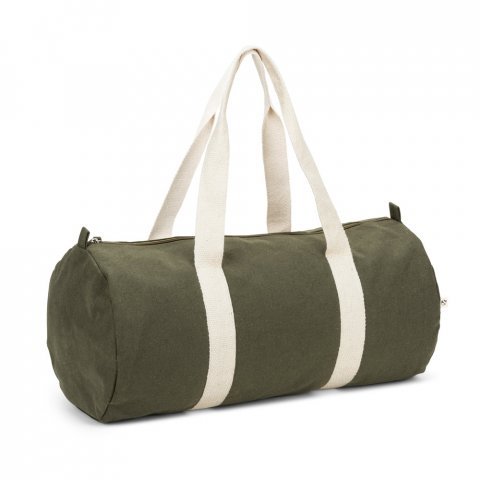 SAINT SPORT. Sports bag in recycled cotton and recycled polyester (380 g/m&sup2;) - Dark green