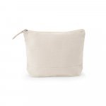 DAPHNE. 100% cotton cosmetic bag (340 g/m&sup2;) two-tone - Light natural