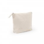 DAPHNE. 100% cotton cosmetic bag (340 g/m&sup2;) two-tone - Light natural