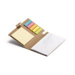 COOPER II. Notepad lipicios colorat cu 6 seturi - Natural