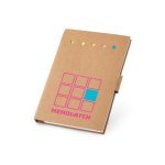 COOPER II. Notepad lipicios colorat cu 6 seturi - Natural