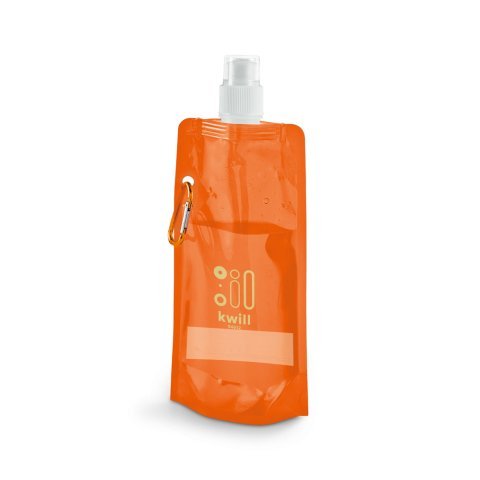KWILL. 460 ml-es PE &ouml;sszecsukhat&oacute; palack - Narancss&aacute;rga