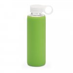DHABI. Borosilicate glass sports bottle 380 mL - Light green