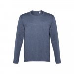 THC BUCHAREST II. P&aacute;nsk&eacute; tričko s dlouh&yacute;m ruk&aacute;vem - Modr&yacute; mel&iacute;r