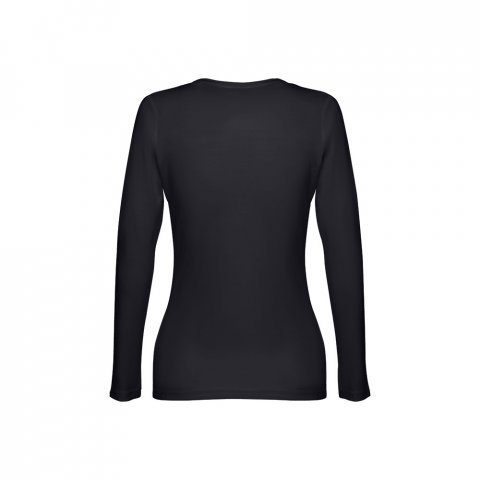 THC BUCHAREST WH II. P&aacute;nsk&eacute; bavlněn&eacute; tričko s dlouh&yacute;m ruk&aacute;vem - Čern&aacute;