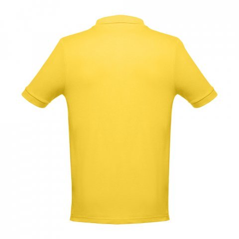 THC ADAM II. Polo para homem de manga curta em algod&atilde;o - Amarelo