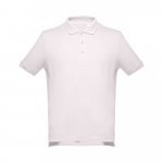 THC ADAM II. Polo para homem de manga curta em algod&atilde;o - Rosa pastel