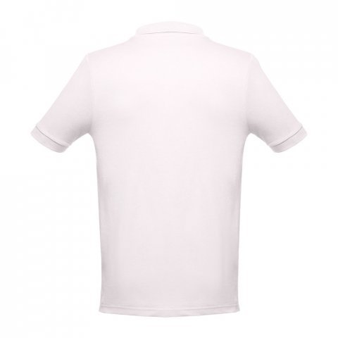 THC ADAM II. Polo para homem de manga curta em algod&atilde;o - Rosa pastel