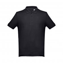 THC ADAM II. Polo &agrave; manches courtes en coton pour hommes