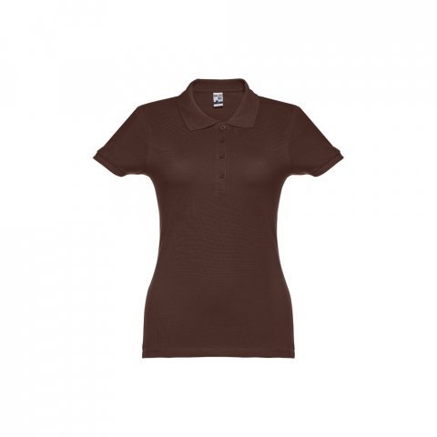 THC EVE II. Polo pour femme - Marron fonc&eacute;
