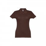 THC EVE II. Polo pour femme - Marron fonc&eacute;