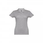 THC EVE II. Polo pour femme - Gris clair matte