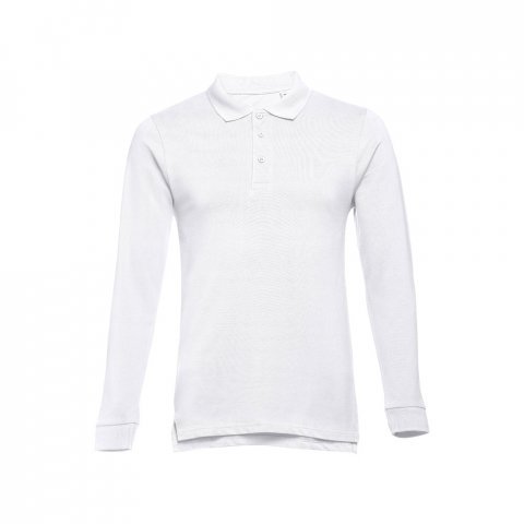 THC BERN WH 3XL II. Polo de manga comprida para homem - Branco