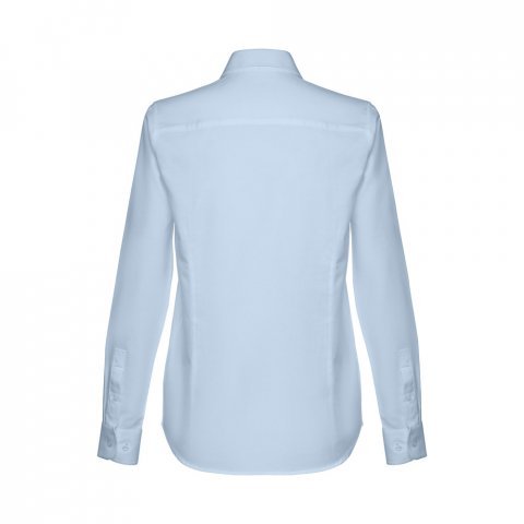 THC TOKYO WOMEN II. Lang&auml;rmeliges Oxford-Hemd f&uuml;r Frauen - Hellblau