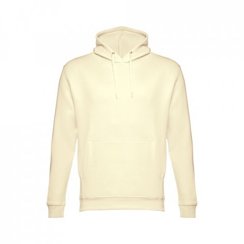 THC PHOENIX II. Sweatshirt (unissexo) com capuz em algod&atilde;o e poli&eacute;ster - Amarelo pastel