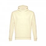 THC PHOENIX II. Sweatshirt (unissexo) com capuz em algod&atilde;o e poli&eacute;ster - Amarelo pastel