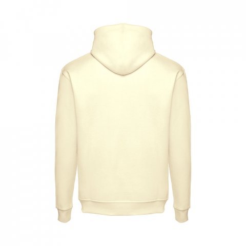 THC PHOENIX II. Sweatshirt (unissexo) com capuz em algod&atilde;o e poli&eacute;ster - Amarelo pastel