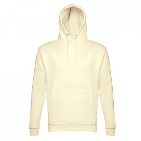 THC PHOENIX II. Sweatshirt (unissexo) com capuz em algod&atilde;o e poli&eacute;ster - Amarelo pastel