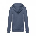 THC AMSTERDAM WOMEN II. Sweatshirt para senhora em algod&atilde;o e poli&eacute;ster - Azul matizado