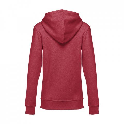 THC AMSTERDAM WOMEN II. Sweatshirt para senhora em algod&atilde;o e poli&eacute;ster - Vermelho matizado