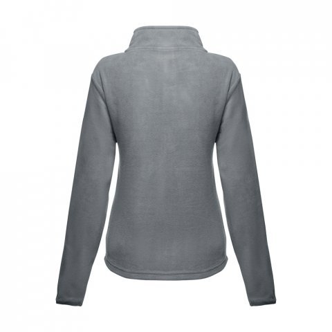 THC HELSINKI WOMEN II. Casaco polar cintado para senhora em poli&eacute;ster - Cinzento